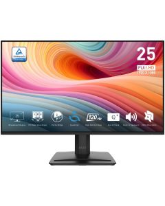 MSI PRO MP251 E2/ 24"/ 1920x1080/ IPS/ 4ms/ 120Hz/ 300cd/m2/ 1500:1/ HDMI/ DP/ VESA/ černý