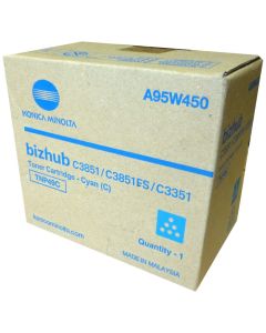 Konica Minolta toner A95W450, cyan, 12000str., TNP-49C, Konica Minolta Bizhub C3351, Bizhub C3851
