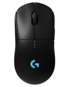 Logitech myš Gaming G PRO/ Bezdrátová/ Optická/ 25600dpi/ USB přijímač/ černá