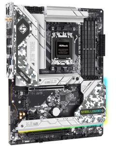 OPRAVENÉ - ASRock X670E Steel Legend / AMD X670 / AM5 / 4x DDR5 /  4x M.2 / HDMI / DP / USB-C / WiFi / ATX