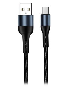 Colorway Datový Kabel USB/ USB-C / 2.4A/ 1m/ Černý
