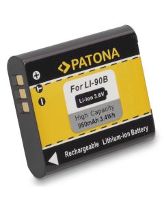 PATONA baterie pro foto Olympus Li-90B 950mAh