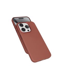 Epico Mag+ kožený kryt iPhone 15 Pro - hnědá