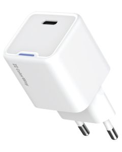 COLORWAY 1x USB-C/ síťová nabíječka/ GaN/ PD/ PPS/ 30W/ Bílá