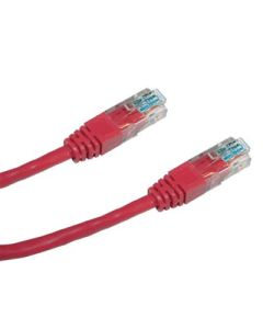 DATACOM Patch kabel UTP CAT5E 0,5m červený