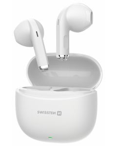 Swissten Bluetooth TWS sluchátka Mini Tune bílá