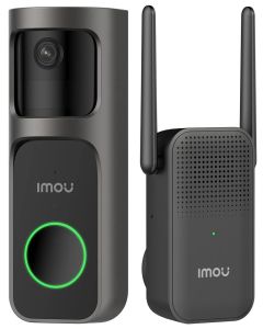 Imou chytrý domovní zvonek 2S Kit/ Wi-Fi/ 3Mpix/ 2048 x 1536/ H.265/ senzor pohybu/ IR přísvit/ černý/ CZ app