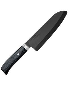 Kyocera Kuchařský nůž Santoku 16 cm s dřevěnou rukojetí