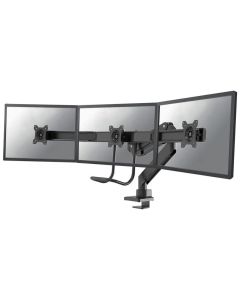 Neomounts Select  NM-D775DX3BLACK / Flat Screen Desk mount (17-27") desk clamp/grommet / Black