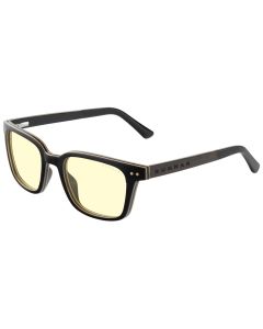 GUNNAR kancelářske/herní brýle MUIR EBONY * jantárová skla * BLF 65 * GUNNAR focus