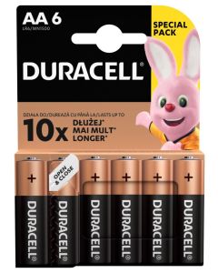 Duracell Basic alkalická baterie 6 ks (AA)