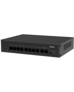 Imou switch SF110P/ 8x 10/100 M PoE port/ 2x 10/100M Uplink port/ IEEE 802.3af/at/ 1.6Gbps/ černý
