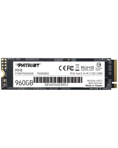 PATRIOT P310 960GB SSD / Interní / M.2 PCIe Gen3 x4 NVMe 1.3 / 2280