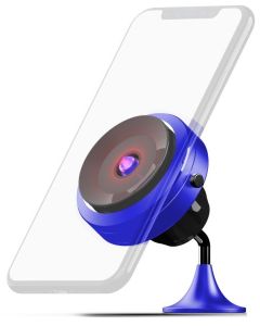MISURA držák mobilu s elektrickou přísavkou a bezdrátovým nabíjením MA05 - modrý
