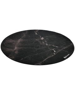 AROZZI Zona Floorpad Black Marble/ ochranná podložka na podlahu/ kulatá 121 cm průměr/ design černý mramor