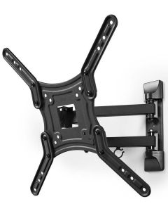 ROZBALENÉ - NEDIS nástěnný držák pro LCD a TV/ 23 - 55 "/ nosnost 30 kg/ náklon ± 20°/ otáčení 180°/ kloubový (3 klouby)