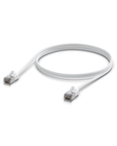 Ubiquiti UniFi Premium Patch Cable Outdoor 1m - Patch kabel, Cat6a, venkovní, bílý, 1m