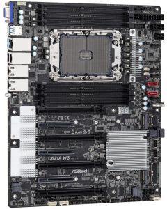 ASRock C621A WS / Intel C621A (Socket P+) / LGA4189 / 8x DDR4 / 2x M.2 / VGA / ATX