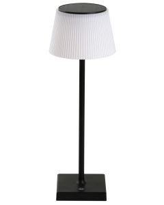 IMMAX venkovní solární LED stolní lampička BONITO/ 4W/ 200lm/ CCT/ 5000K/ stmívatelná/ IP44/ černá