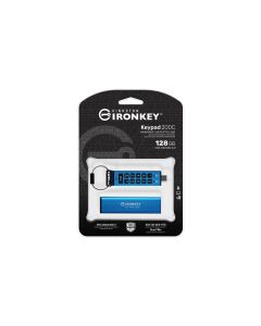 Kingston Ironkey Keypad 200C/128GB/USB 3.0/USB-C/Modrá