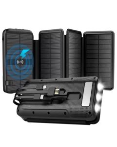 Wodasport - T16P4 - SOLARWINGS OUTDOOR ADVENTURE™ T16P4,16000 MAH,4x PANEL 1.2AH, solární powerbanka