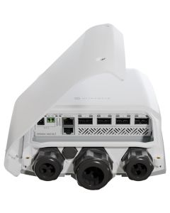 Mikrotik Cloud Switch CRS504-4XQ-OUT, 650 MHz CPU, 128 MB RAM, 1x LAN, 4x QSFP28, 2x PSU, L5, outdoor