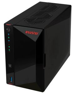 Asustor Nimbustor 2 Gen2 AS5402T 2 Bay NAS, Quad-Core 2.0GHz CPU, Dual 2.5GbE Ports, 4GB DDR4, 4x M.2 SSD Slots