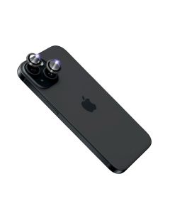 FIXED Sapphire Camera Glass iPhone 15/15+, černá