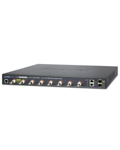 Planet LRP-822CS, COAX PoE switch, 8x 100Base-TX, 2x SFP/TP, IEEE802.3at, Web/SNMPv3, IGMPv3, QoS, VLAN