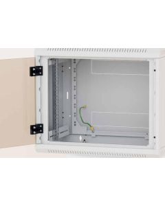 Nástěnný rozvaděč jednodílný 6U (š)600x(h)595 perfor.dveře