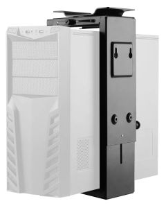 Neomounts Select NM-CPU100BLACK/Držák na PC/pod stůl/na stěnu/výška PC: 30-53 cm/šírka PC: 9-20 cm /otáčení 360°/černý