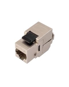Solarix keystone c6 STP RJ45 stříbrný samořezný SXKJ-6-STP-BK-SA
