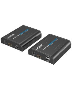 XtendLan HDMI přenos po LAN, vysílač a přijímač, UDP/Multicast, 100Mbps@1080p, přenos USB, funkce KVM
