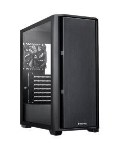 CHIEFTEC Pro Midi Q / ATX / 120mm fan / 2xUSB 2.0 / USB 3.0 / USB-C / tvrzené sklo / černá