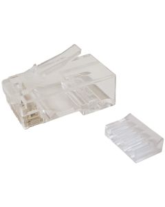 Solarix Konektor RJ45 CAT6 UTP 8p8c nestíněný skládaný na drát KRJ45/6SLD