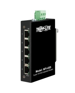 Tripplite Přepínač 5x zdroj Unmanaged Ethernet Switch, 10/100Mb/s, -40°…75°C, montáž DIN / deska