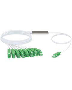 Ubiquiti UFiber Splitter 16 - optický rozbočovač 1:16, 1260-1650 nm, SC/APC konektory, délka 1,5 m
