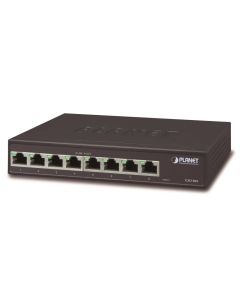 Planet GSD-805v2 switch 10/100/1000 (8x 1000Base-T), VLAN, IEEE 802.3az, ESD+EFT, internal pwr, fanless