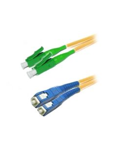 XtendLan FO patch LC/APC-SC 3m 9/125 duplex, G.652d, LS0H