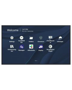 ViewSonic Prezentační Display CDE8630/86"/24-7 LCD/3840x2160/8ms/450cd/HDMI x 3/USB A x 2/USB-C/RJ45/RS232/repro/Android