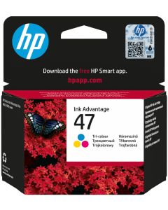 HP 47 Tříbarevná originální kazeta DeskJet 4828