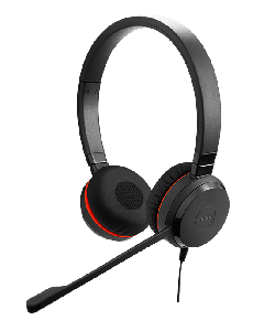 Jabra Evolve 30 II/Stereo/Jack/Drát/Černá