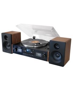 Soundmaster Elite line PL920/ Gramofon/ CD/ BT/ DAB+/ MP3/ 2x12,5W RMS/ černý