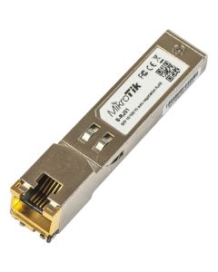 MikroTik SFP 10/100/1000M metalický modul S-RJ01, RJ-45, 100m, 1.25Gps