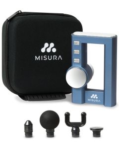 MISURA masážní pistole MB2 s funkcí nahřívání - modrá