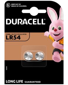 Duracell Alkalická knoflíková baterie LR54 2 ks