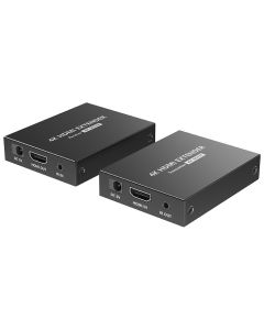XtendLan CAT6 HDMI extender, vysílač+přijímač, 40m 4k/2k/1080p po jednom CAT6 kabelu, POC, přenos IR