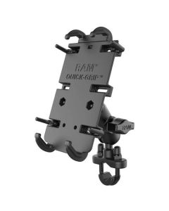 UNPKD RAM QUICK-GRIP XL PHONE HOLDER FOR LARGER DEVICES WITH SHORT ARM AND U-BOLT