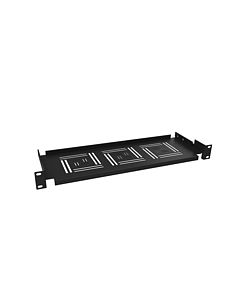 Police 19" 150mm ukládací plato BK úchyt vpředu