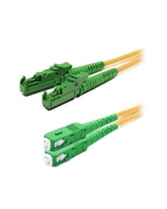 XtendLan FO patch E2000/APC-SC/APC 2m 9/125 duplex, LS0H, G.652d